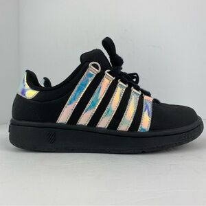 K-Swiss Black and Iridescent Sneakers